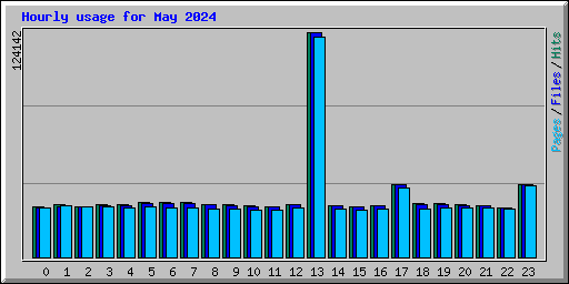 Hourly usage for May 2024